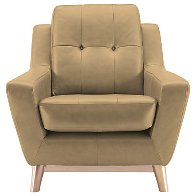 G Plan Vintage The Fifty Three Leather Armchair Capri Olive